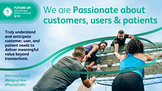 GlaxoSmithKline (GSK) corporate building with logo on glass facade