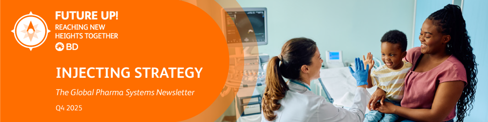 Global Pharma Systems logo banner highlighting Q2 2025 Newsletter